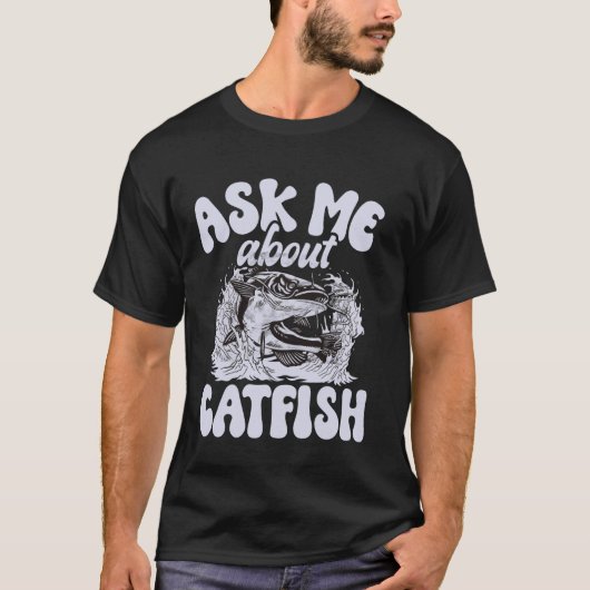 Frag mich über Catfish T-Shirt (Vorderseite)