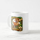 Frag mich über Dinosaurier | Heiße Schokolade | Kaffeetasse (Vorderseite Links)