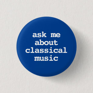 frag mich über klassische Musiktypografie Button