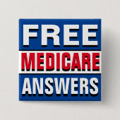 Frag mich über Medicare Button (Vorderseite)
