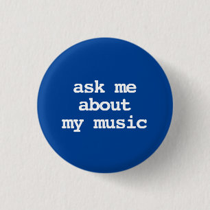 frag mich über meine Musiktypografie Button