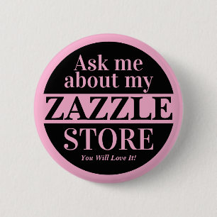 Frag mich über meinen Zazzle-Shop Button