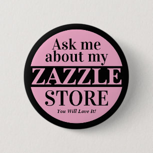 Frag mich über meinen Zazzle-Shop Button