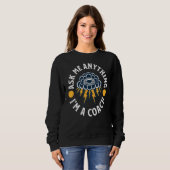 Frag mir alles, was ich bin Coach Bester Coach je Sweatshirt (Vorne ganz)