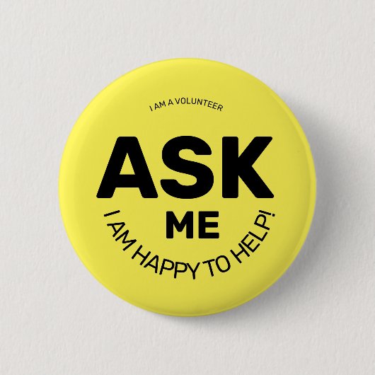 Frag mir eine Frage Button (Vorderseite)