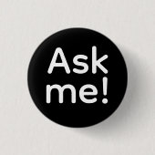 Frag mir! Einfacher Kundenservice Button (Vorderseite)