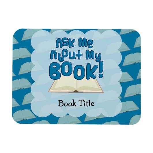 Frag mir, ich habe ein Buch! Magnet (Horizontal)