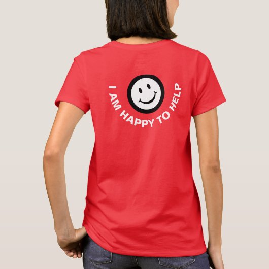 Frag mir, ich helfe gerne den Damen T - Shirt (Rückseite)