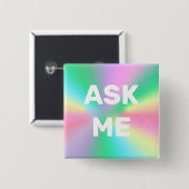 FRAG MIR! Moderne Tasten für Freiwillige, Unterneh Button (Vorne & Hinten)