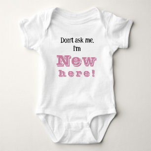 Frag mir nicht baby strampler
