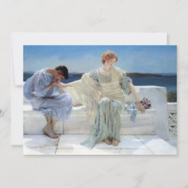 Frag mir nicht mehr von Alma Tadema, Hochzeit Einladung