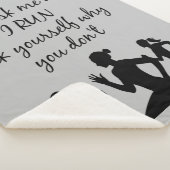 Frag mir nicht, warum ich renne, frag dir selbst,  sherpadecke (3/4)