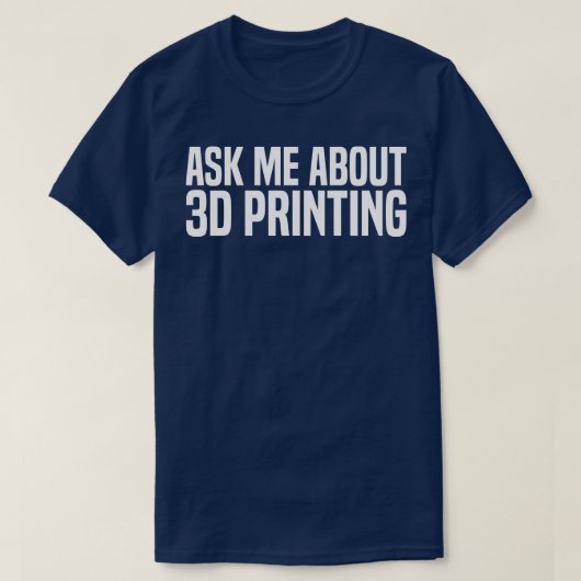frag mir über 3D-Druck T-Shirt (Design vorne)