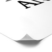 Frag mir über Anatomie Poster (Ecke)