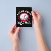 Frag mir über Baseball Flyer (Gruppe)