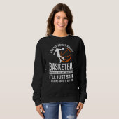 Frag mir über Basketball, du musst eigentlich gar Sweatshirt (Vorne ganz)