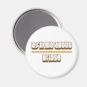 Frag mir über Bridge Magnet (Vorderseite/Rückseite)