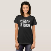 Frag mir über den Labrador Techniker T-Shirt (Vorne ganz)