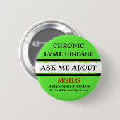 Frag mir über den MSIDS-Button für chronische Lyme Button (Vorne & Hinten)