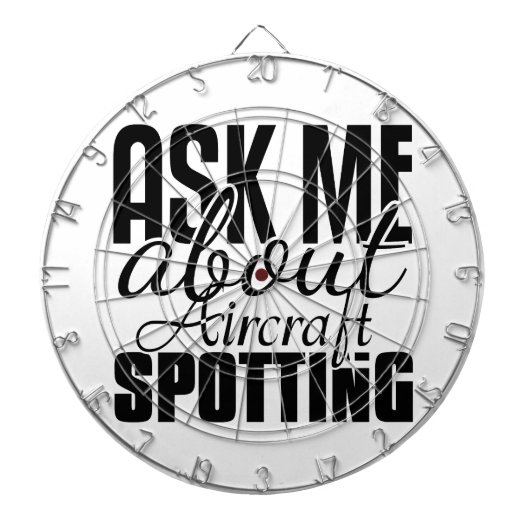 Frag mir über die Flugzeugauswertung Dartscheibe (vorne)