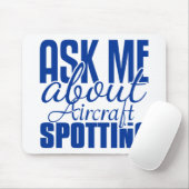 Frag mir über die Flugzeugauswertung Mousepad (Mit Mouse)