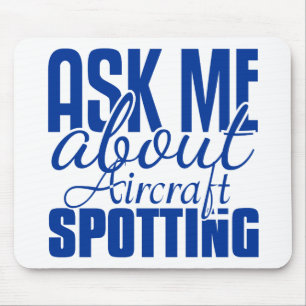 Frag mir über die Flugzeugauswertung Mousepad