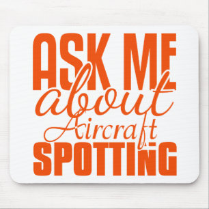 Frag mir über die Flugzeugauswertung Mousepad