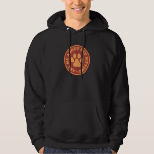 Frag mir über die Tierquälerei des Haustiersitzes Hoodie