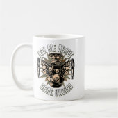 Frag mir über Drag Racing Kaffeetasse (Links)