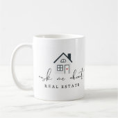 Frag mir über echtes Anwesen House Marketing Kaffeetasse (Links)