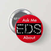 Frag mir über EDS (Ehler-Danlos-Syndrom-Taste Button (Vorne & Hinten)