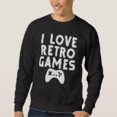 Frag mir über Emulation Retro Gaming Arcade Pixel  Sweatshirt (Vorderseite)