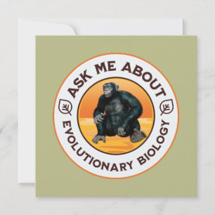 Frag mir über Evolutionsbiologie Chimpanzee Ape