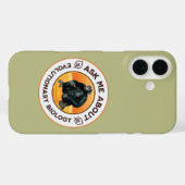 Frag mir über Evolutionsbiologie Chimpanzee Ape Case-Mate iPhone Hülle (Rückseite (Horizontal))