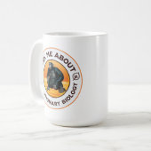 Frag mir über Evolutionsbiologie Chimpanzee Ape Kaffeetasse (Vorderseite Links)