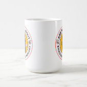 Frag mir über Evolutionsbiologie Wooly Mammoth Kaffeetasse (Mittel)
