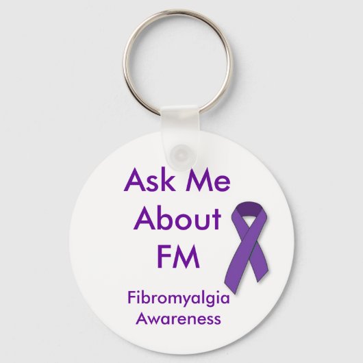 Frag mir über FM Schlüsselanhänger (Vorderseite)