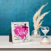 FRAG MIR ÜBER JESUS Gospel Graffiti Scripture Fotoplatte (InSitu)