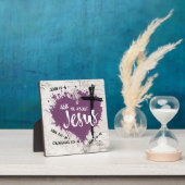 FRAG MIR ÜBER JESUS Gospel Graffiti Scripture Fotoplatte (InSitu)