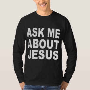 Frag mir über Jesus - Pastor Sermonator T-Shirt