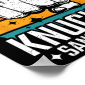Frag mir über kostenlose Knuckle Sandwiches Poster (Ecke)