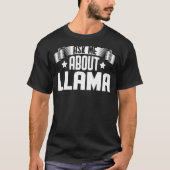 Frag mir über Llama Llama Alpaca T-Shirt (Vorderseite)