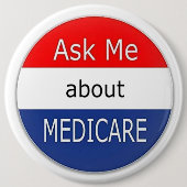 Frag mir über Medicare Button (Vorderseite)