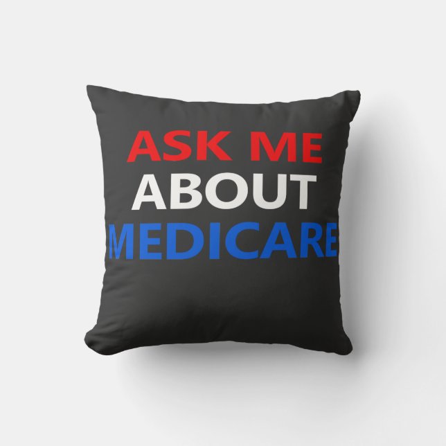 frag mir über Medicare Kissen (Vorderseite)