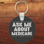 frag mir über Medicare Schlüsselanhänger (Vorderseite)
