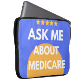 Frag mir über Medizin Laptopschutzhülle (Vorne Rechts)