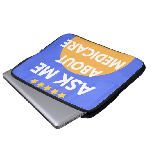 Frag mir über Medizin Laptopschutzhülle (Vorne Knopf)