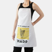 Frag mir über mein Harfenmusikinstrument Schürze (InSitu)