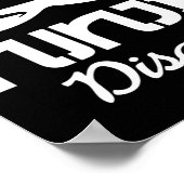 Frag mir über mein Ninja-verschleiertes Sprichwort Poster (Ecke)