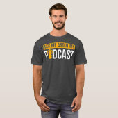 Frag mir über mein Podcast Podcasting Geschenk für T-Shirt (Vorne ganz)